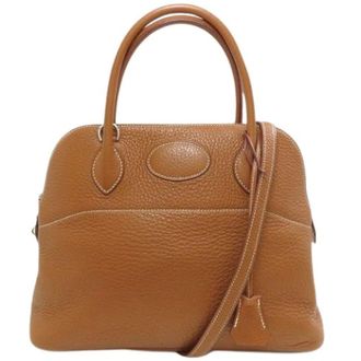 Herm&egrave;s Pre-owned Vintage Handbag - Dames - Pre-owned - Bruin - Maat: ONE Size Leer
