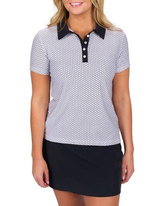 Black Clover Asteria Polo in White at Nordstrom, Size X-Small
