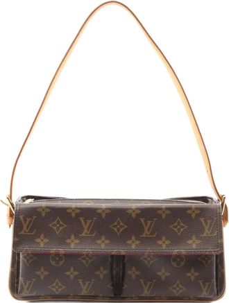 Louis Vuitton Borsa a spalla Vivacité MM con monogramma 2004 - Marrone