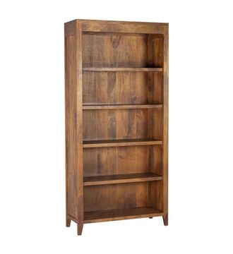 Moycor Librer&iacute;a de madera marr&oacute;n h 190 cm