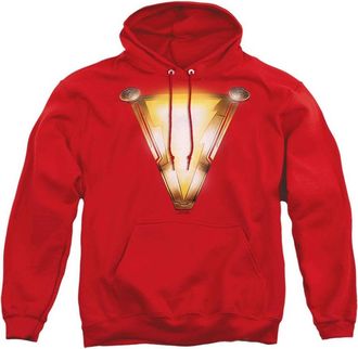 Gildan Shazam Movie Bolt Adult Pull Over Hoodie / Hooded Sweatshirt