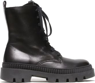 Dei Colli Schoenen, Dames, Zwart, 39 EU, Leer, Enkellaarsjes