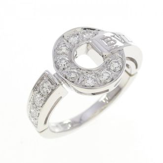 Bulgari Bvlgari Bvlgari White Gold (18K) Band Ring (Pre-Owned)
