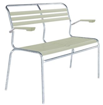 Schubiger M&ouml;bel L&auml;ttli-Bank S&auml;ntis mit Armlehnen