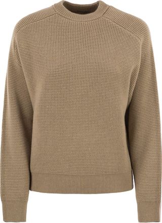 PESERICO Peserico Crew Neck Jumper In Virgin Wool, Silk And Cashmere