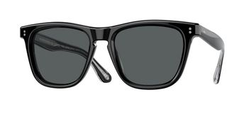 Oliver Peoples OV5449SU Lynes Sun Polarized 1005P2 Mens Sunglasses Black Size 55