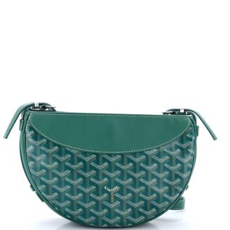 Goyard Hirondelle Shoulder Bag Coated Canvas and Leather