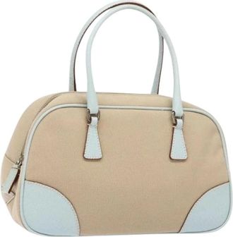 Prada Pre-owned Handbags, female, Beige, Size: ONE SIZE Pre-owned Vintage Hand Bag