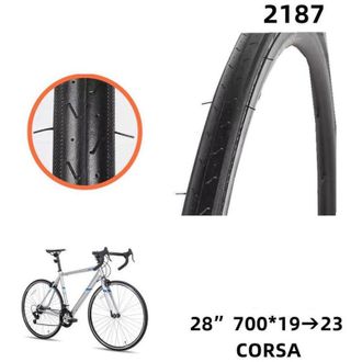 Trade Shop Trade Shop - Cubierta De Neum&aacute;ticos Rueda Neum&aacute;tica Bicicleta Bicicleta 28 700 X 19-23 Corsa 2187