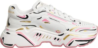 Dolce & Gabbana Multicolor Handgeschilderde DAYMASTER Sneakerschoenen