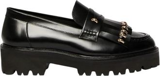 Marella Valzer 001 Loafers - Dames - Loafers - Zwart - 36 EU - Leer - Schoenen