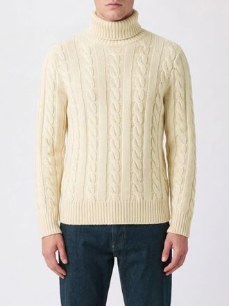 Polo Ralph Lauren Turtleneck Jumper in Wool and Cashmere with Ribbed Trim