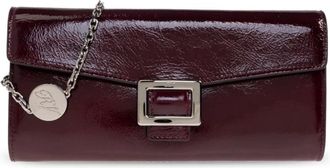 Roger Vivier Tassen, Dames, Rood, ONE Size, Leer, Belle Vivier Clutch