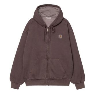 Carhartt Work in Progress Hoodies & sweatvesten, Heren, Bruin, XL, Katoen, Vista Hooded Sweatshirt