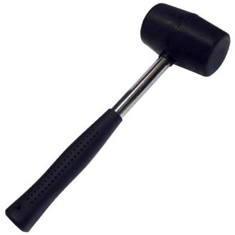 Trade Shop Trade Shop - Martillo Cabeza De Goma Mango Ergon&oacute;mico De Fibra 450 G
