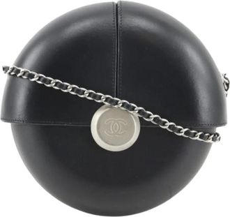 Chanel Pre-owned Mini Schoudertas - Dames - Vintage Mini Tas - Zwart - ONE Size - Leer - Vintage