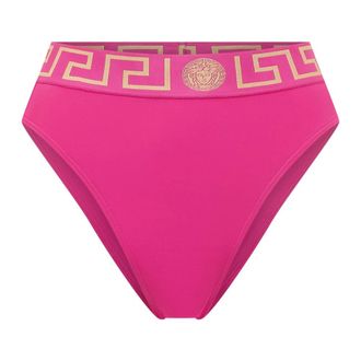 Versace Bikinis, female, Pink, Size: S Greca-Trim Bikini Bottom