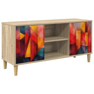 vidaXL Mueble De Tv Heesch 102 X 33 X 50 Cm Sonoma Vidaxl