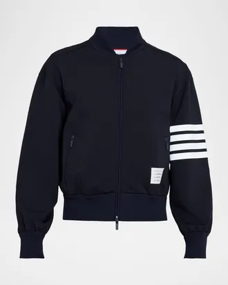 Thom Browne Men & apos;s 4-Bar Full-Zip Bomber Jacket