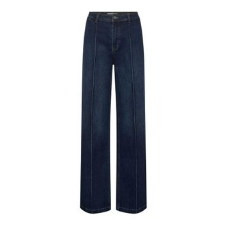Sofie Schnoor Wide Jeans - Dames - Loose Fit Jeans - Blauw - M - Katoen - Jeans