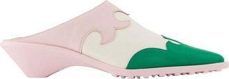 Camper Anita Panelled Leren Mules - Dames - Muiltjes - Roze - 37 EU - Leer - Schoenen