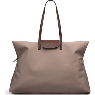 Radley London Pocket Essentials Large Ziptop Shoulder Bag in Porcini at Nordstrom