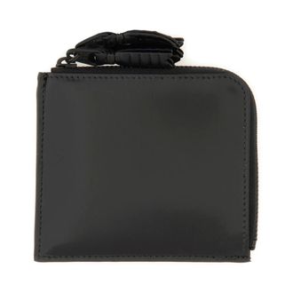 Comme Des Gar&ccedil;ons Zipper Medley Portemonnee - unisex - Accessoires - Zwart - Maat: ONE Size Leer