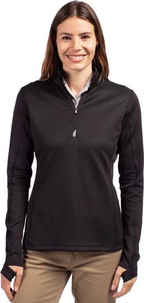 Cutter & Buck Traverse Stretch Eco Quarter Zip Womens Pullover