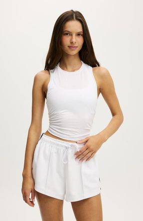 Cotton On Womens Active Open Back Muscle Tank in White at Nordstrom, Size X-Small