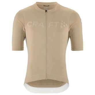Craft Endur Logo Jersey Velotrikot f&uuml;r Herren | beige
