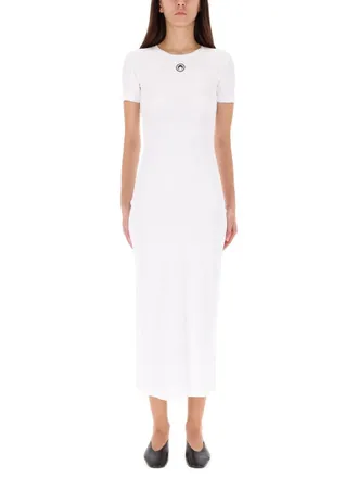 Marine Serre Midi Dress Moon