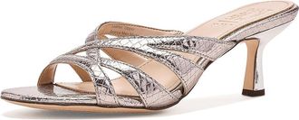 Naturalizer 27 Edit Tuesday Womens Sandals Pewter Leather : 5.5 M (B)