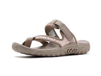 Skechers Reggae - (Toeloop) Womens Sandals Taupe/Multi : 7.5 B - Medium, Synthetic