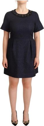 L'autre Chose Short Kleedjes - Dames - Korte kleedjes - Zwart - M - Katoen - Kleedjes
