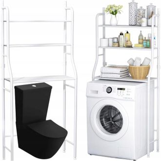 OEM Estanter&iacute;a De Ba&ntilde;o Con 3 Estantes, Soporte Horizontal, Organizador De Estantes Para Colocar Sobre El Inodoro