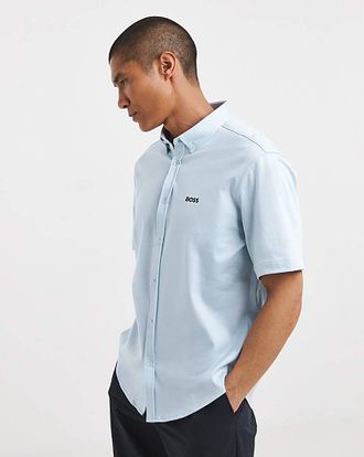 HUGO BOSS Motion Stretch Shirt - Blue