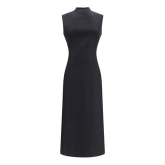 Maison Margiela Vestido Midi de Lana Virgen sin Mangas - Dresses - Mujer - Negro - S