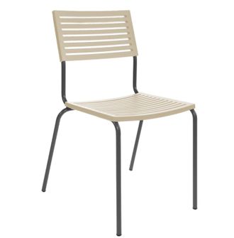 Schubiger M&ouml;bel Gartenstuhl Bodensee Lamello ohne Armlehne