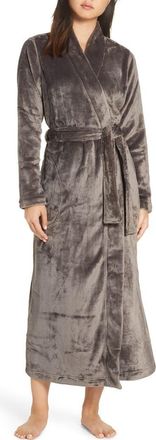 UGG Marlow Double Face Fleece Robe in Charcoal at Nordstrom Rack, Size X-Small