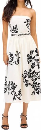 Allison New York Womens Claire Dress In Ivory/black