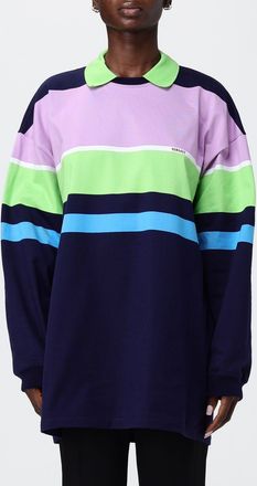 Versace Polo in cotone a righe Versace