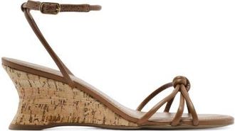 Arezzo Thara Ankle Strap Wedge Sandal in Soul Natural at Nordstrom, Size 6.5