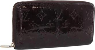Louis Vuitton Pre-owned Long Wallet - Dames - Vintage Accessoires - Paars - ONE Size - Leer - Vintage
