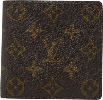 Louis Vuitton Brown Pvc Leather Wallet (Bi-Fold) (Pre-Owned)
