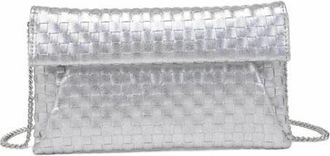 Moda Luxe Priscilla Clutch in Silver at Nordstrom