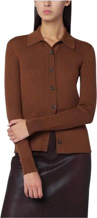 Roberto Collina Mujer, Jerseys, Marr&oacute;n, Talla: L