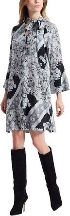 Robert Graham Silk-Blend Brenna Woven Dress
