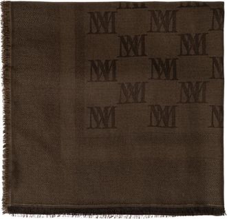 Max Mara Gelato Sjaal - Dames - Wintersjaals - Bruin - ONE Size - Wol - Accessoires