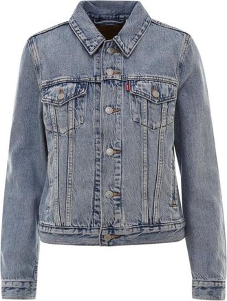 Levi's JAS - Dames - Spijkerjassen - Blauw - L - Katoen - Jassen