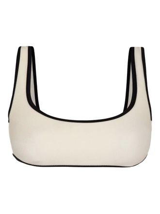 Lenny Niemeyer square-neck bikini top - White